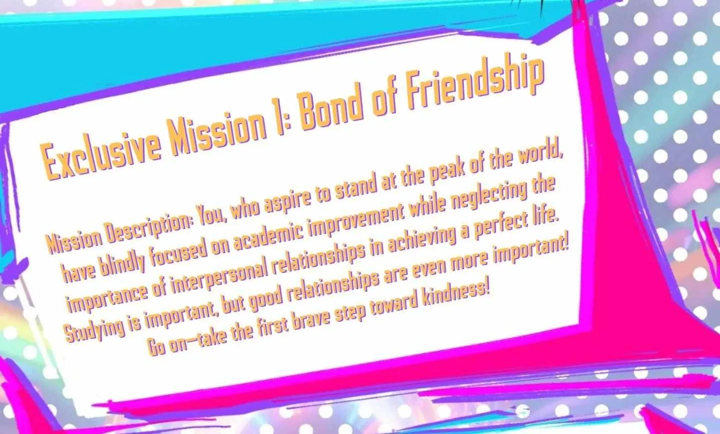 My Academic System Is Making Me Date?!