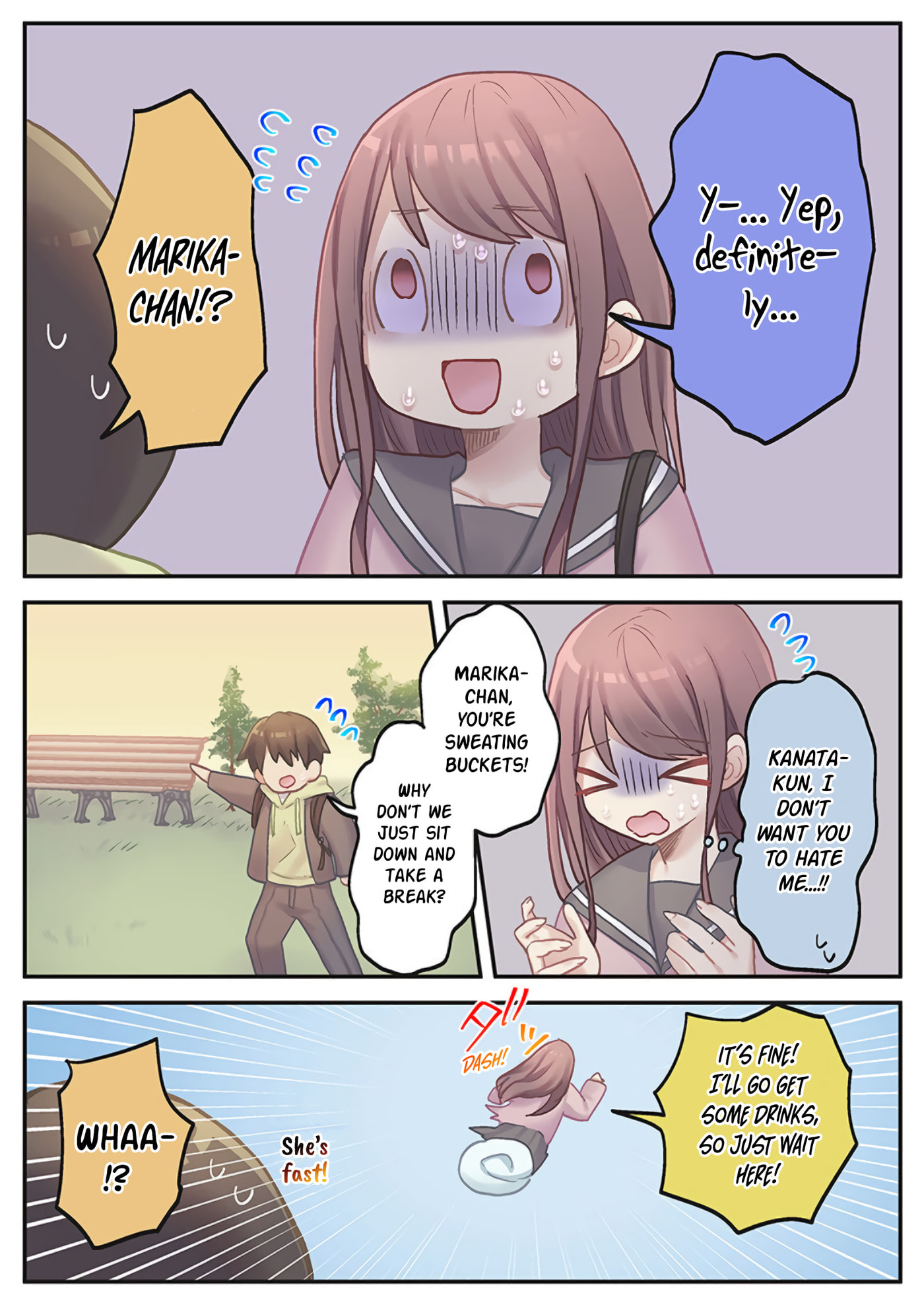 Marika-chan's affection meter is completely broken