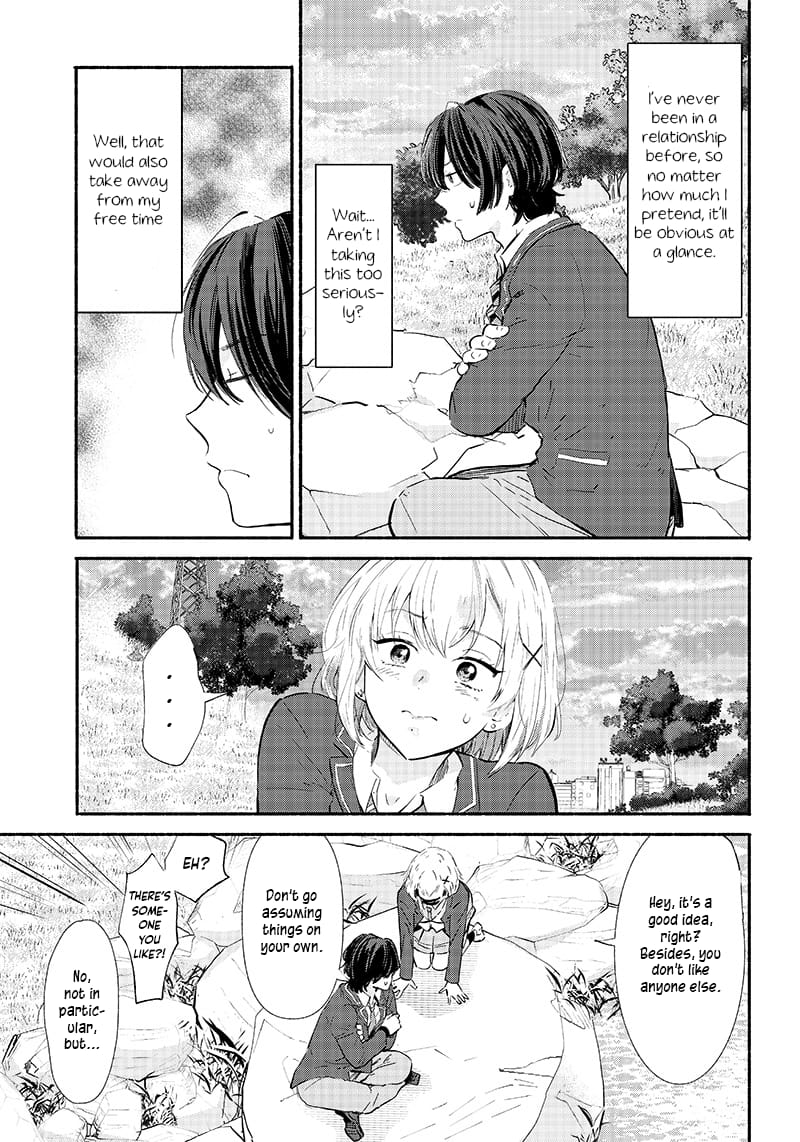 Nee, Mou Isso Tsukiacchau? Osananajimi no Bishoujo ni Tanomarete, Camo Kareshi Hajimemashita