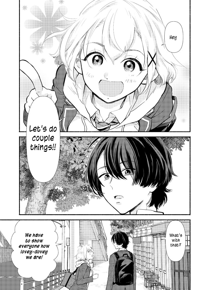Nee, Mou Isso Tsukiacchau? Osananajimi no Bishoujo ni Tanomarete, Camo Kareshi Hajimemashita