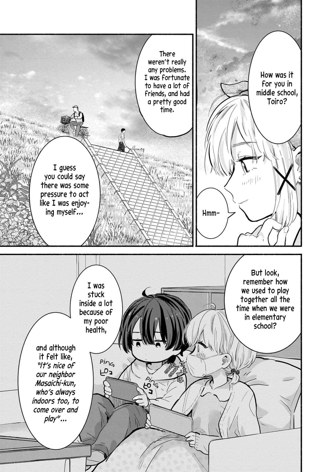 Nee, Mou Isso Tsukiacchau? Osananajimi no Bishoujo ni Tanomarete, Camo Kareshi Hajimemashita