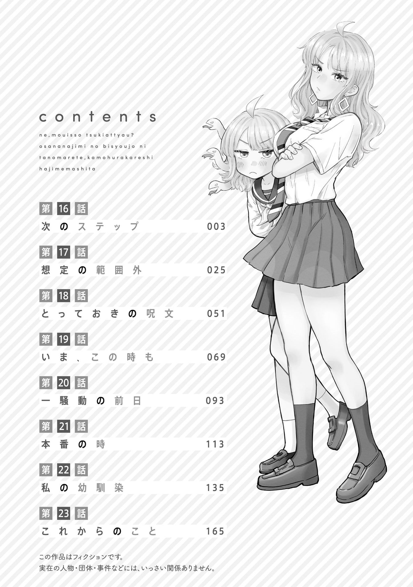 Nee, Mou Isso Tsukiacchau? Osananajimi no Bishoujo ni Tanomarete, Camo Kareshi Hajimemashita