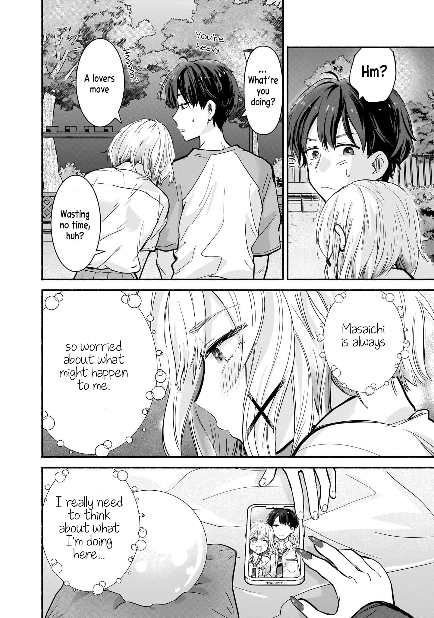 Nee, Mou Isso Tsukiacchau? Osananajimi no Bishoujo ni Tanomarete, Camo Kareshi Hajimemashita