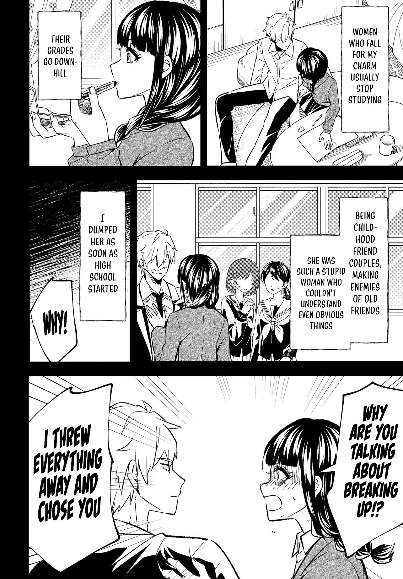 My Life Turned Around: After Being Cheated on and Falsely Accused, I Ended up Being Adored by the Most Beautiful Girl in School — Chapter 3 — Page 10