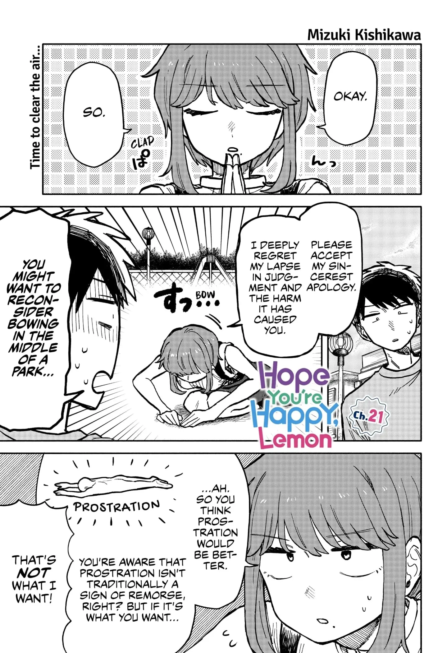 Hope You're Happy, Lemon — Chapter 21 — Page 1