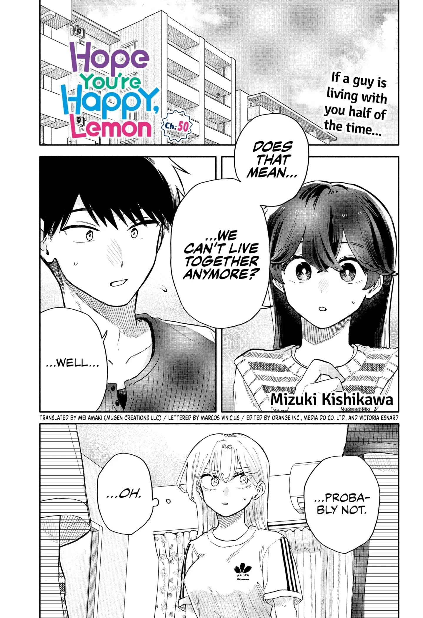 Hope You're Happy, Lemon — Chapter 50 — Page 1