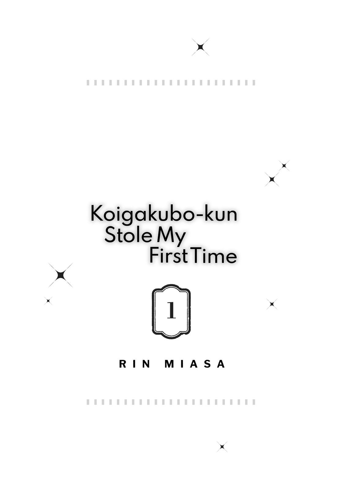 Koigakubo-kun Stole My First Time