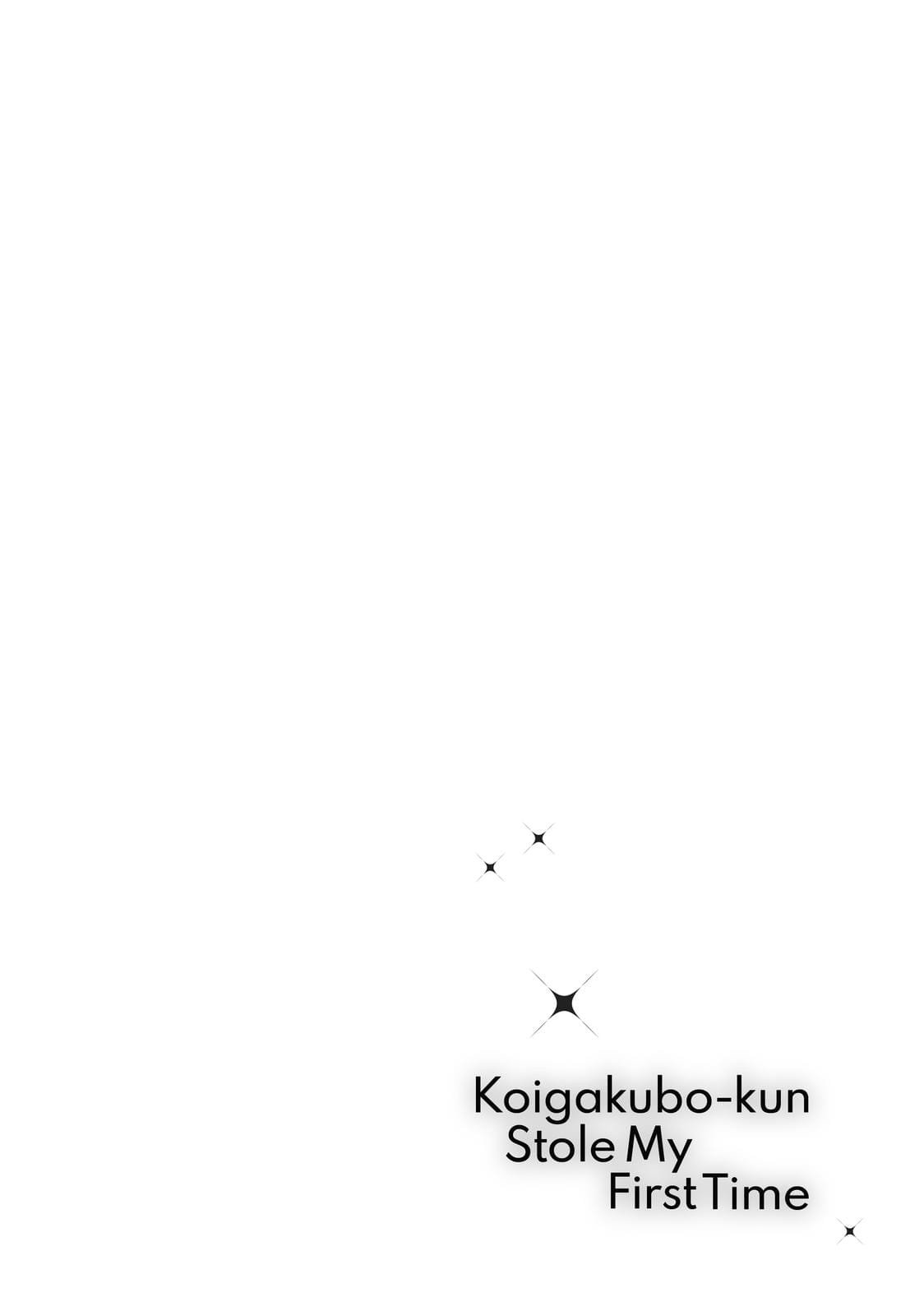 Koigakubo-kun Stole My First Time