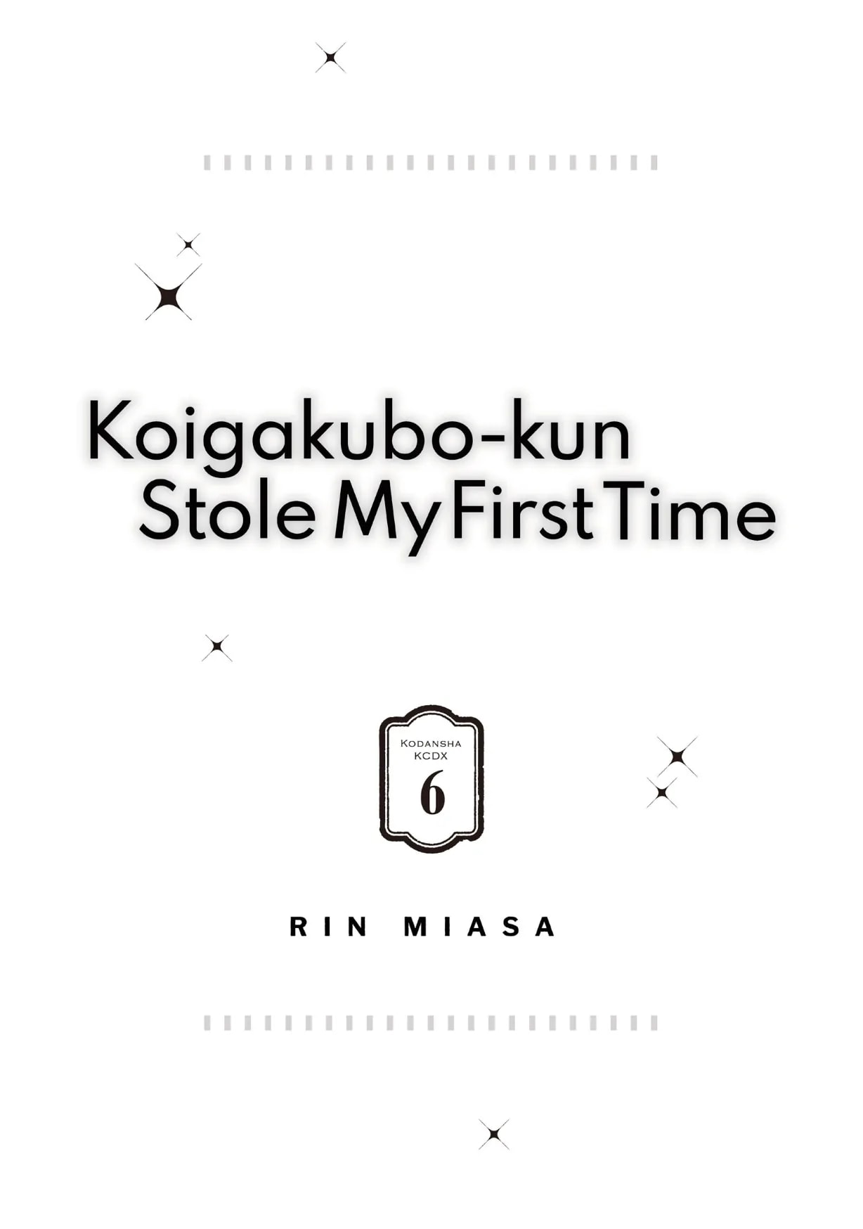 Koigakubo-kun Stole My First Time