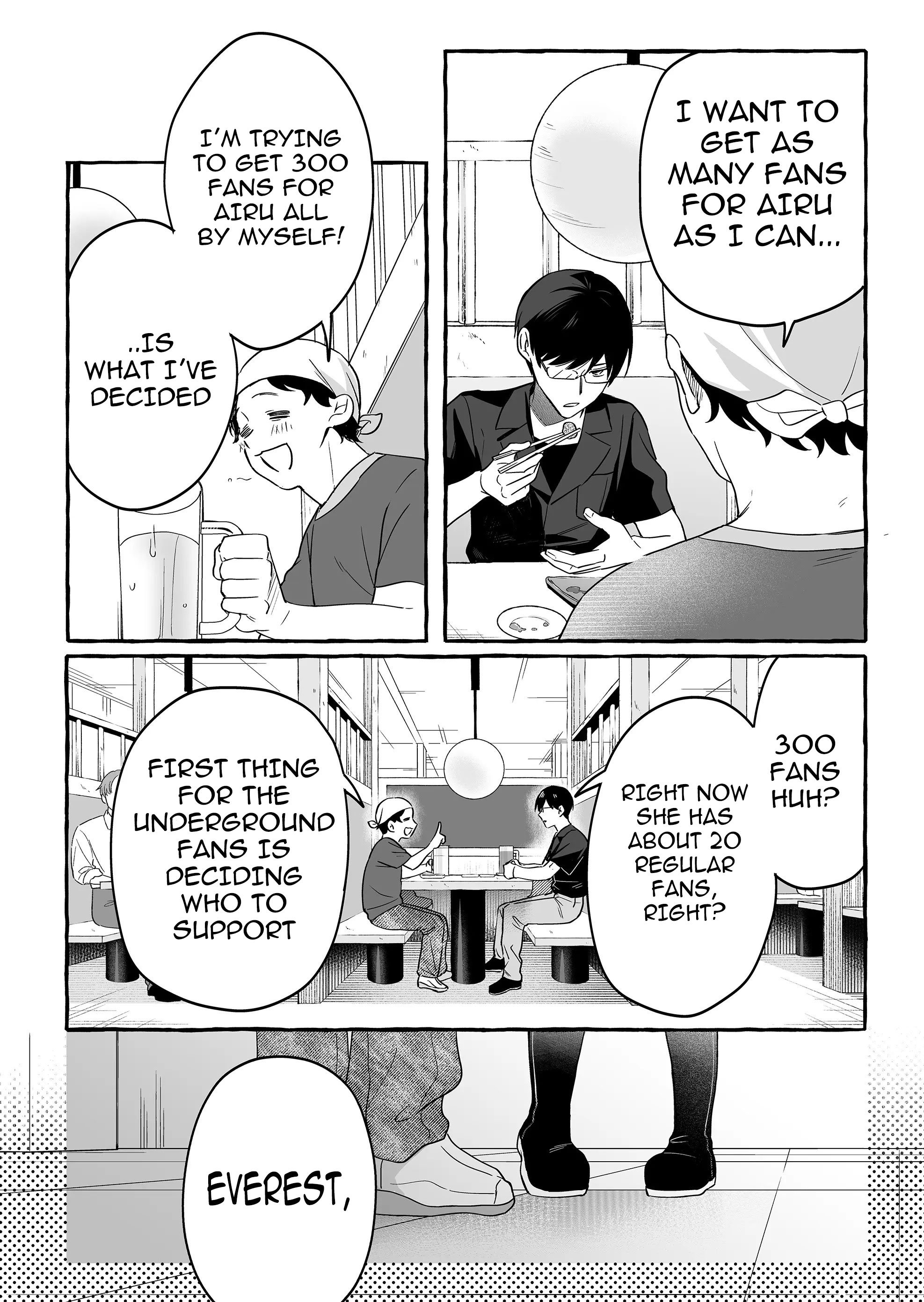Damedol to Sekai ni Hitori Dake no Fan
