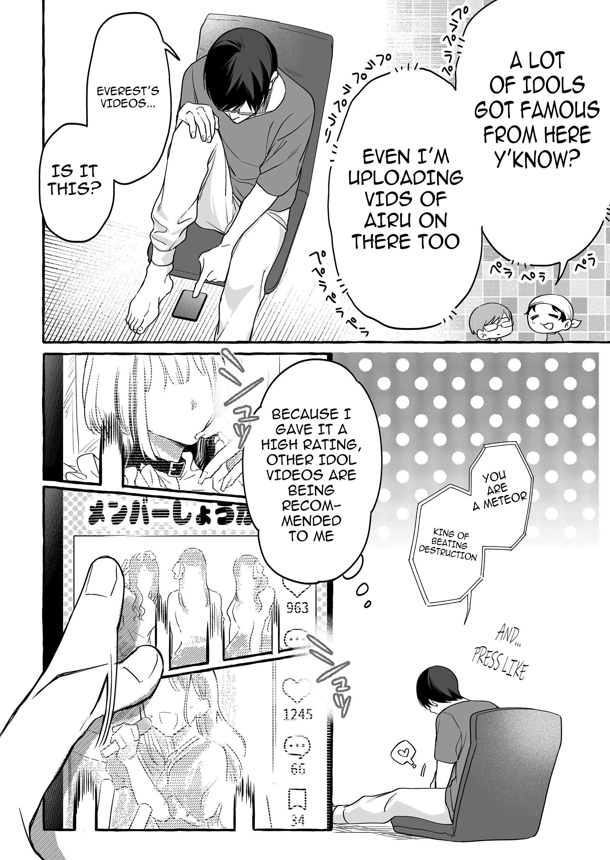 Damedol to Sekai ni Hitori Dake no Fan