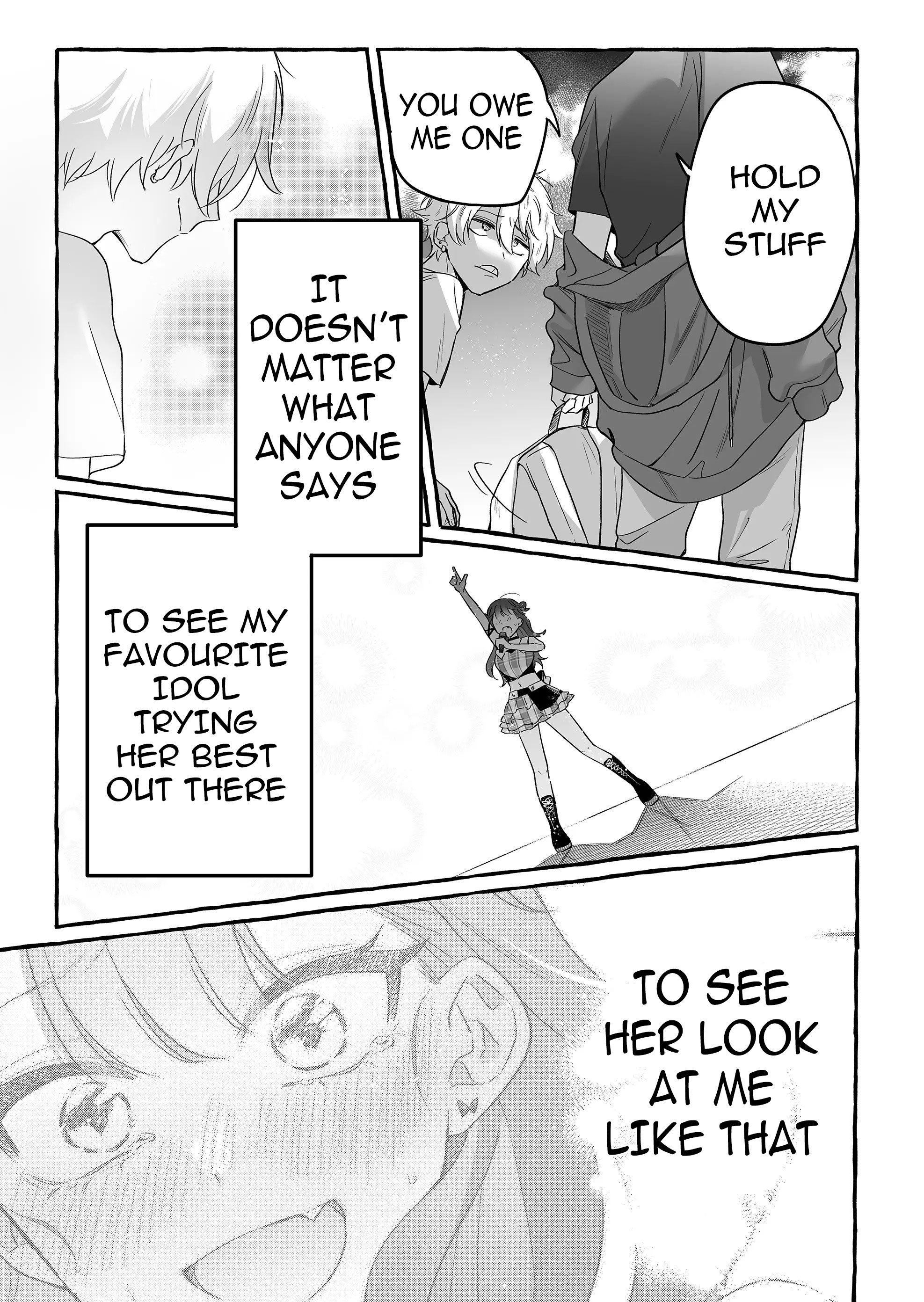 Damedol to Sekai ni Hitori Dake no Fan