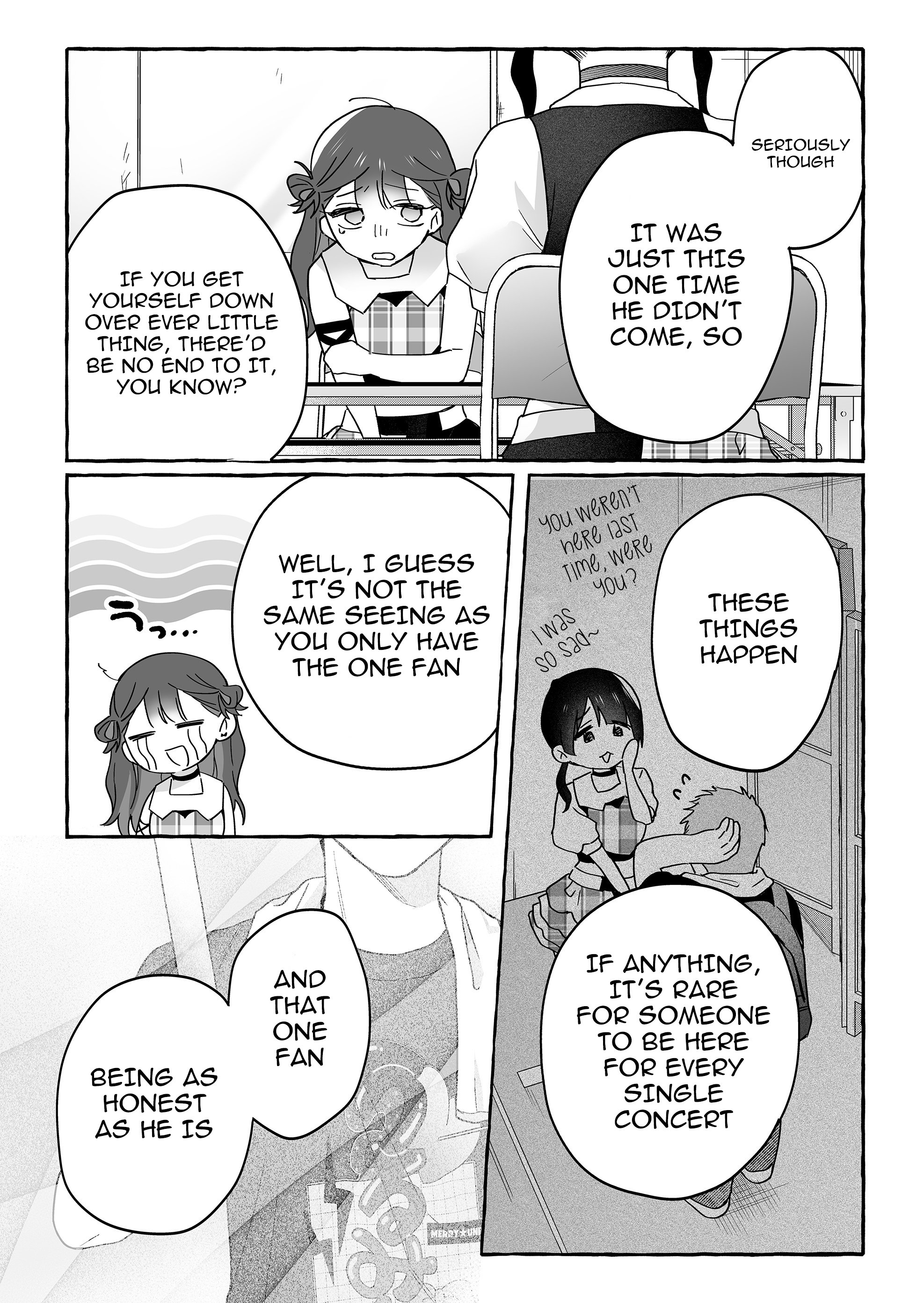 Damedol to Sekai ni Hitori Dake no Fan