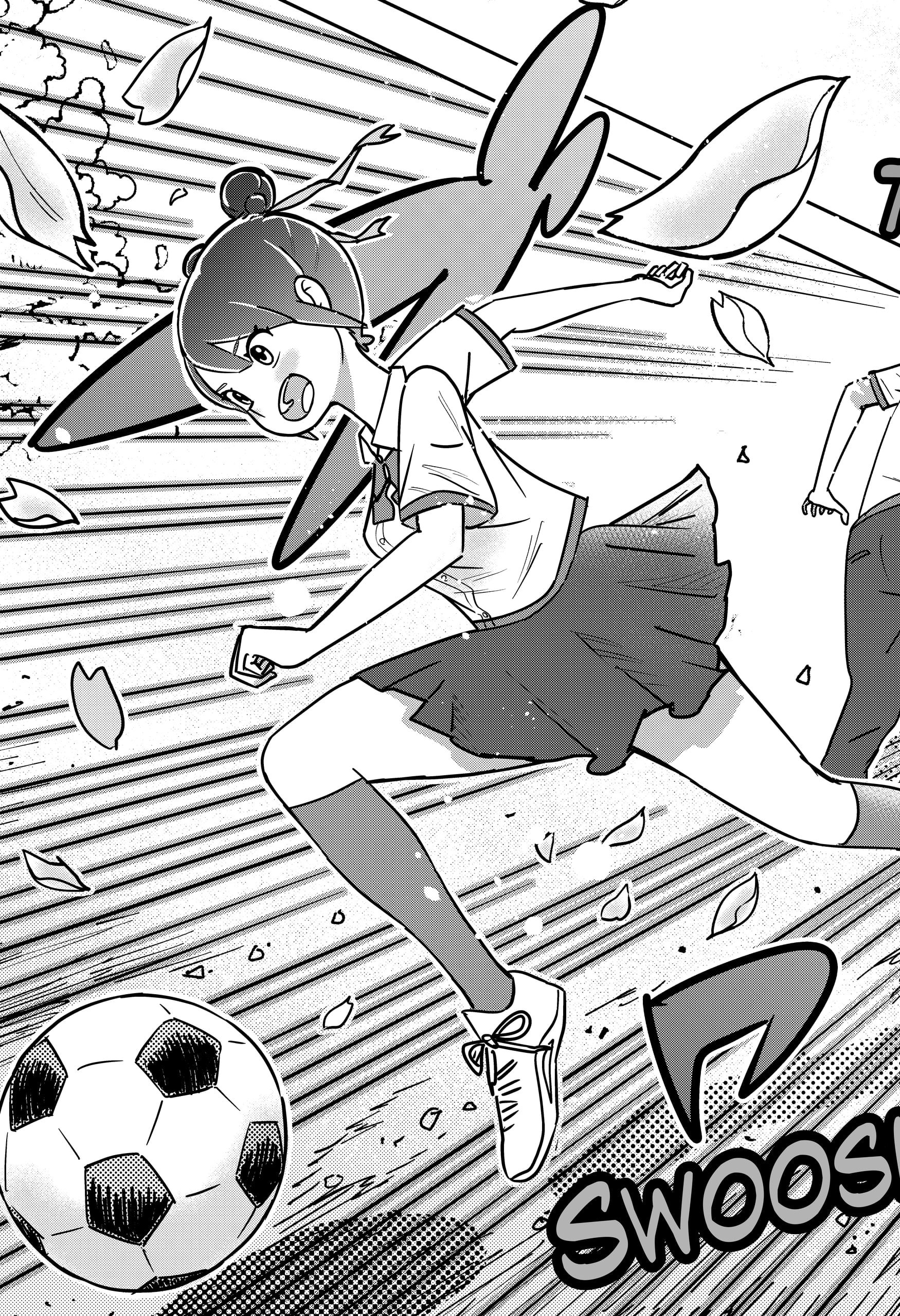 Ashi Dribbles Through