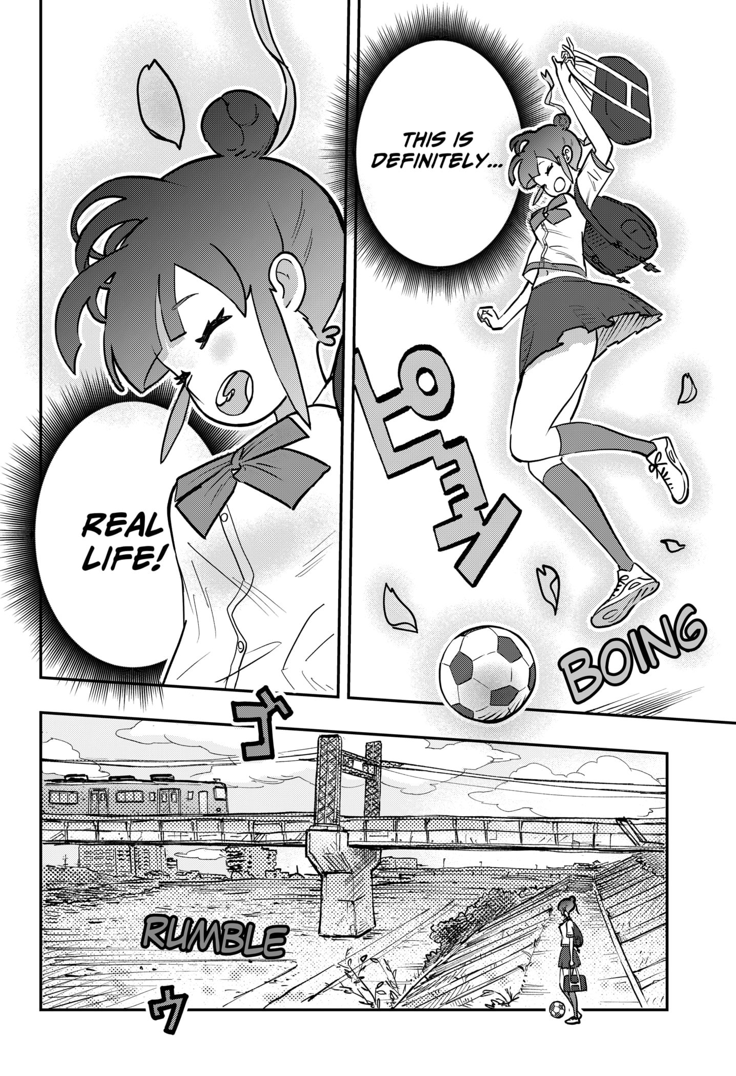 Ashi Dribbles Through