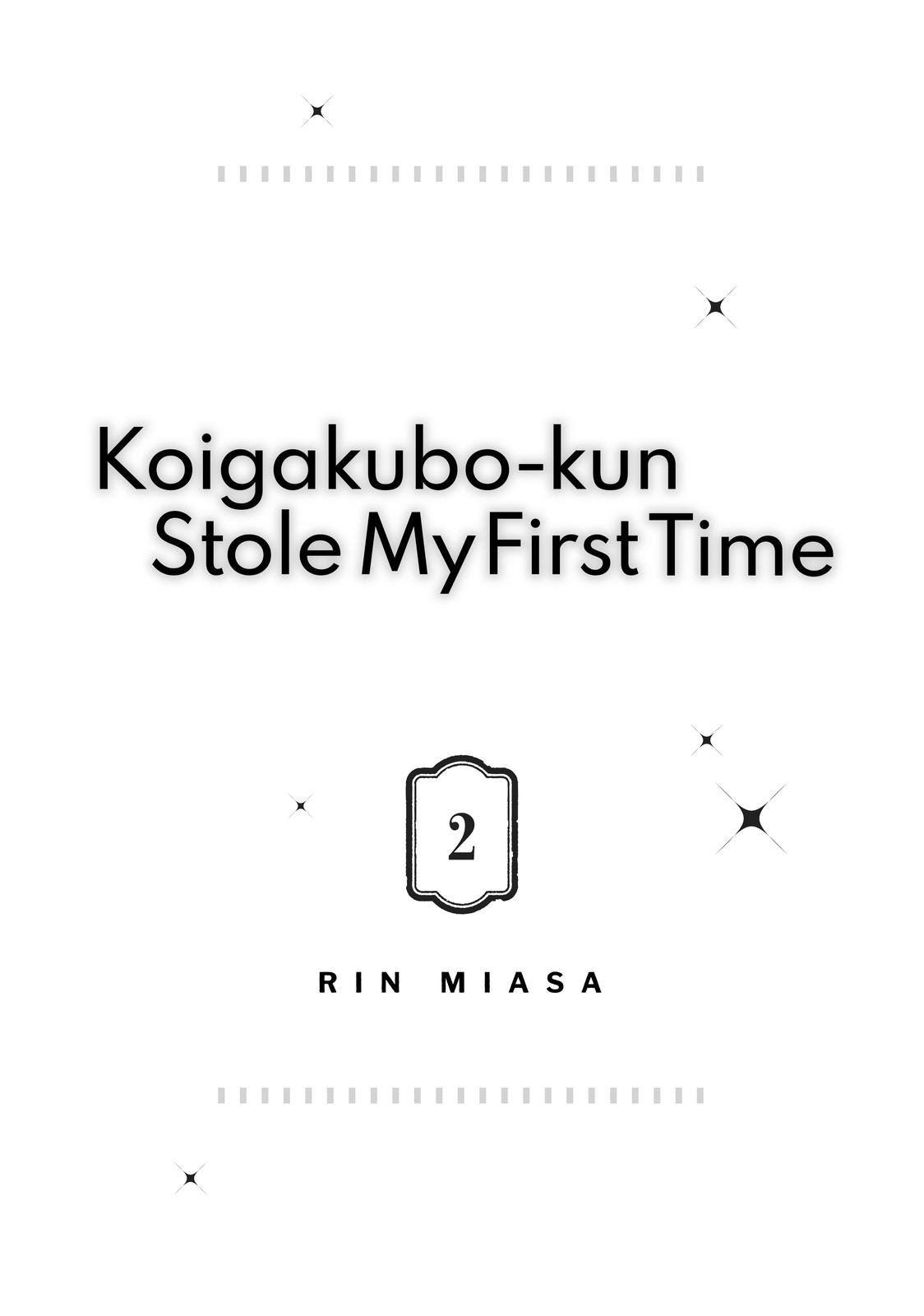 Koigakubo-kun Stole My First Time