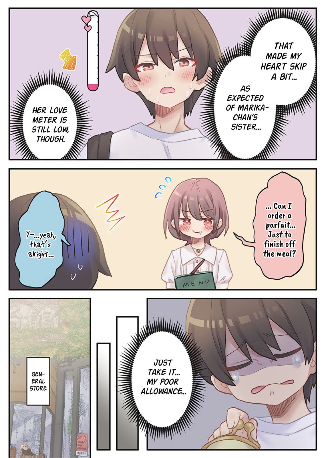 Marika-chan's affection meter is completely broken