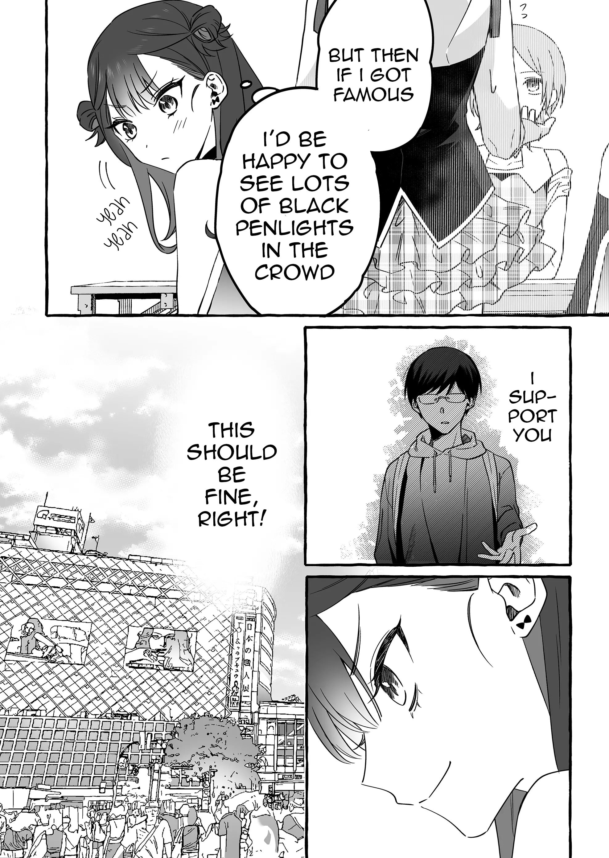 Damedol to Sekai ni Hitori Dake no Fan
