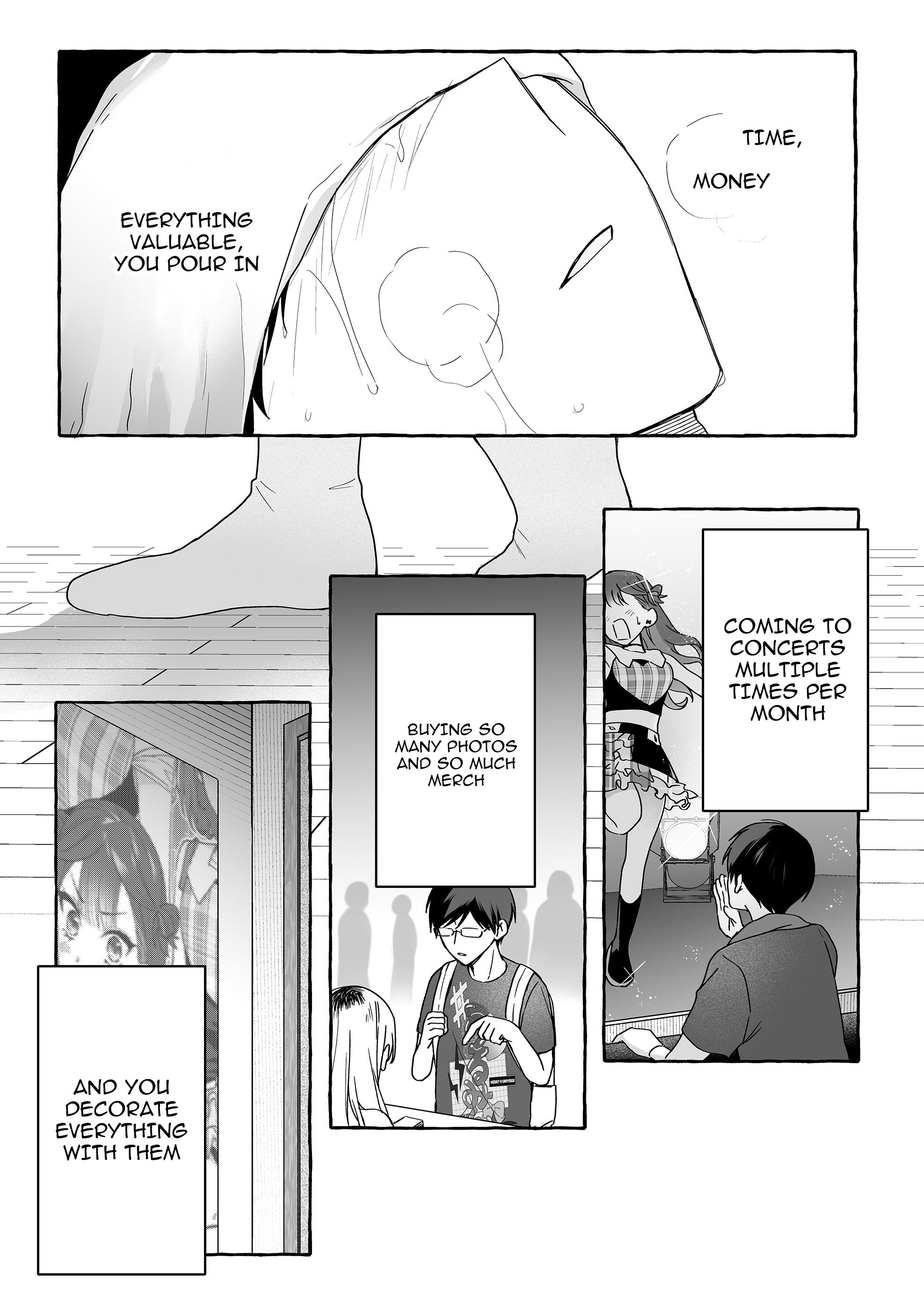 Damedol to Sekai ni Hitori Dake no Fan