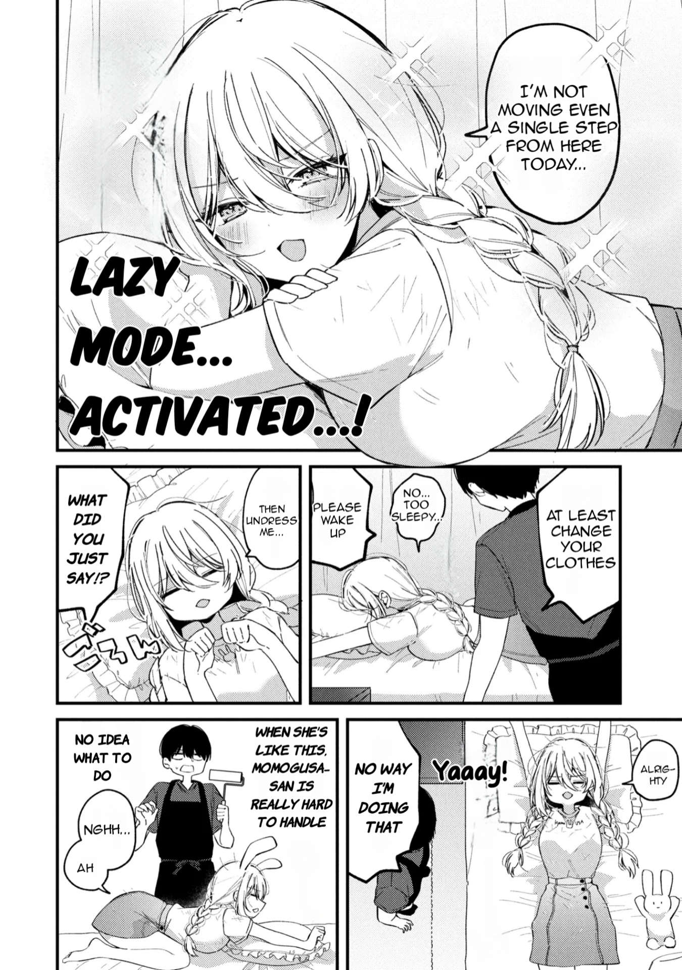 Momogusa-san is So Lazy!!