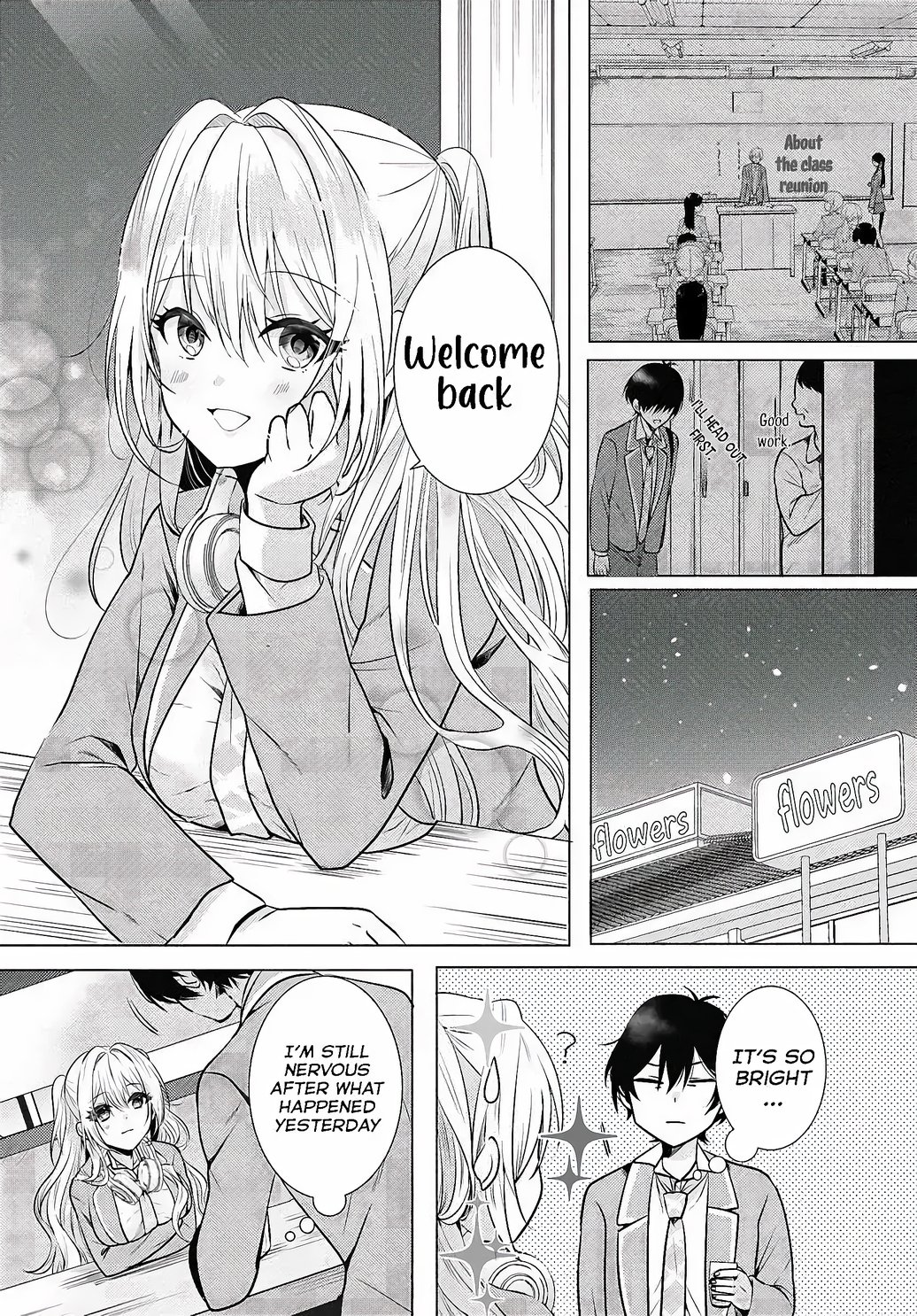 After School, at a Family Restaurant at Night, With That Girl From My Class