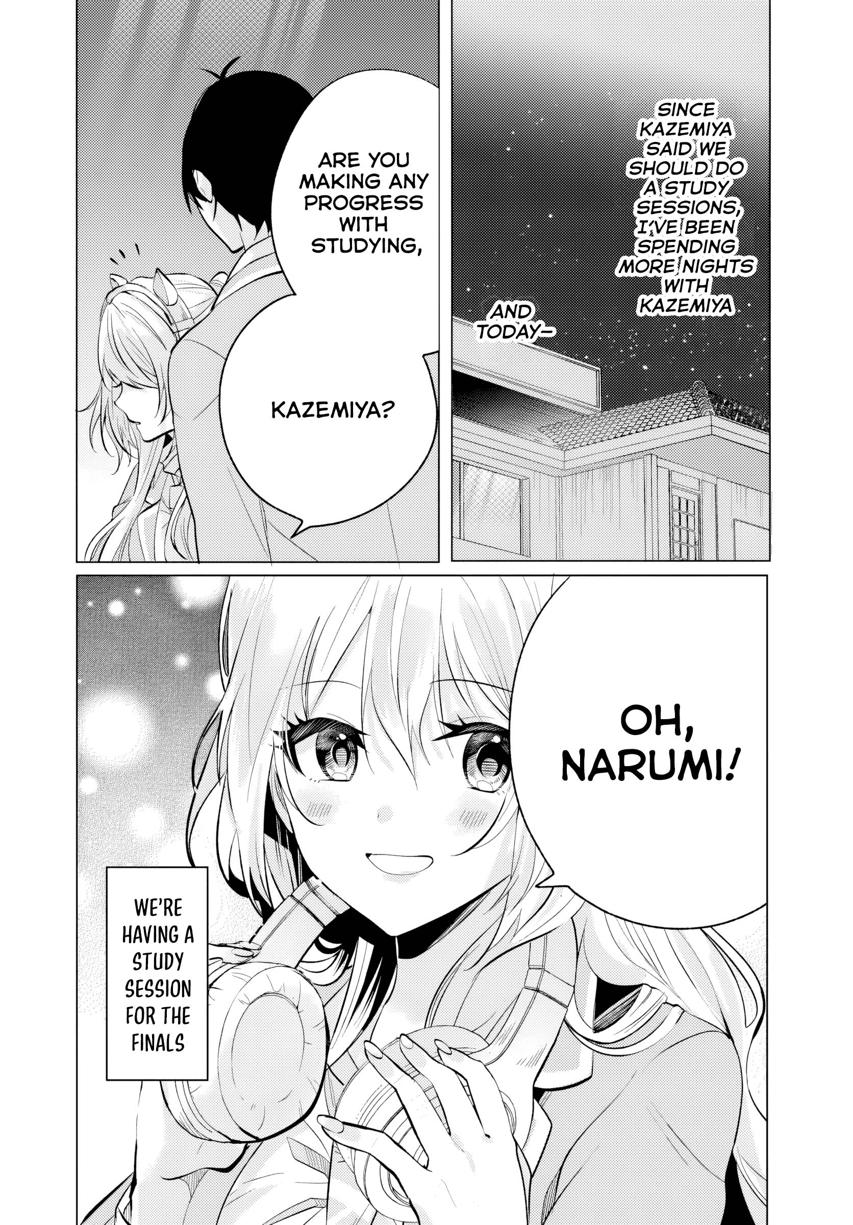 After School, at a Family Restaurant at Night, With That Girl From My Class