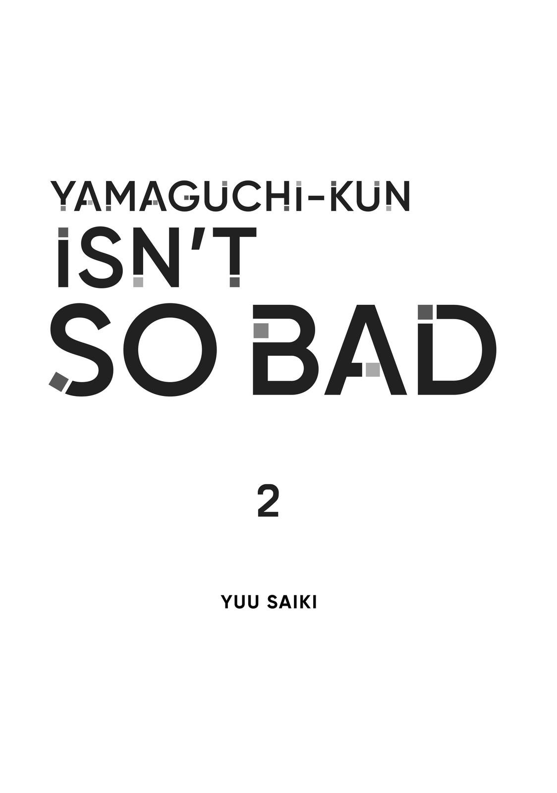 Yamaguchi-kun isn't So Bad