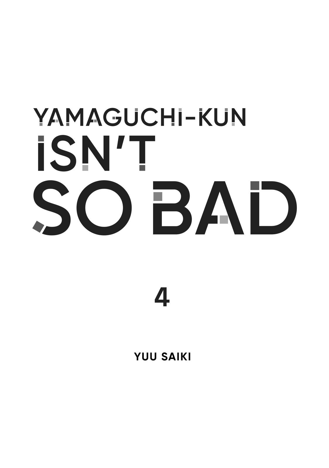 Yamaguchi-kun isn't So Bad