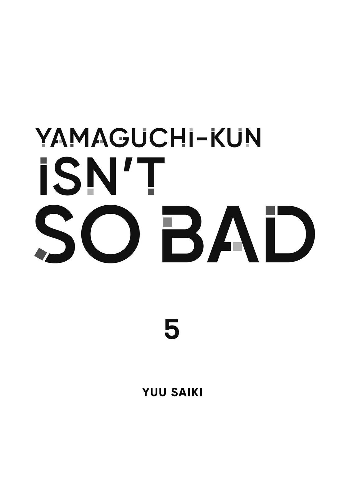 Yamaguchi-kun isn't So Bad