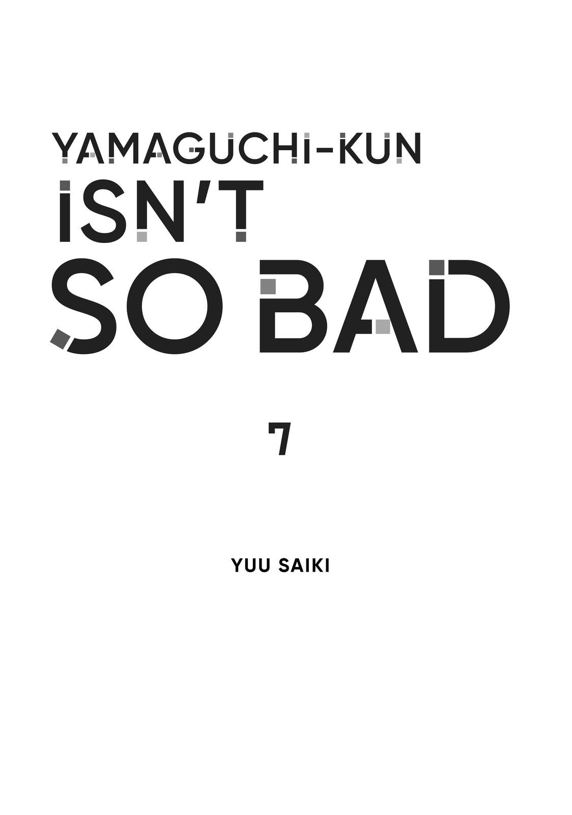 Yamaguchi-kun isn't So Bad