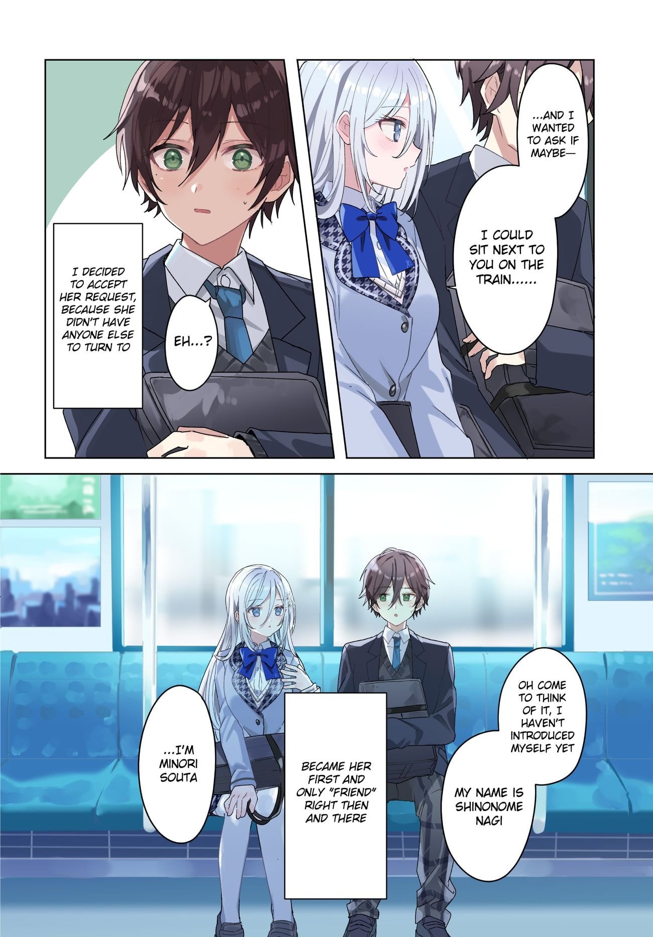 After Helping the 'Ice Princess' From Another School, I Decided to Start as a Friend