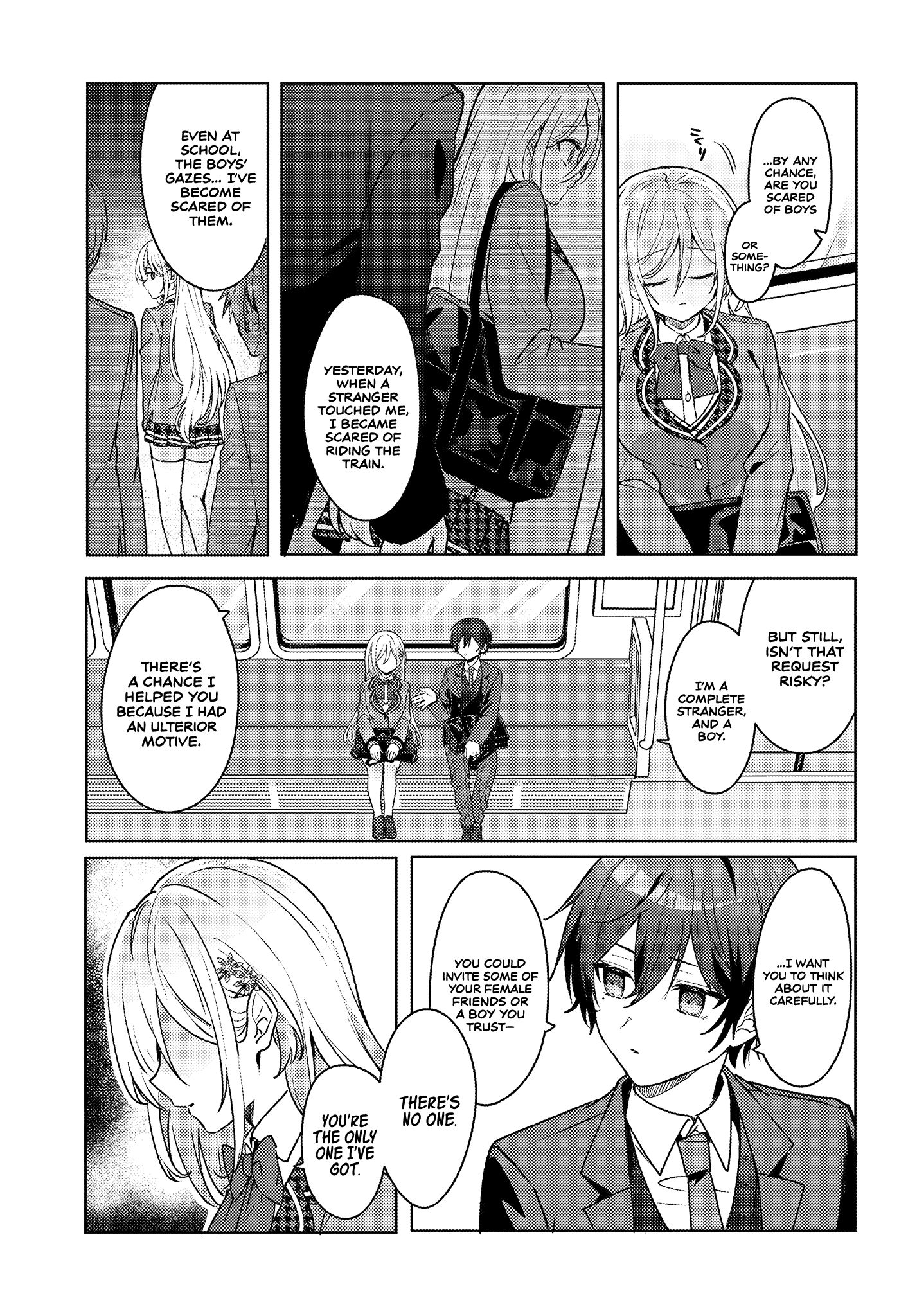 After Helping the 'Ice Princess' From Another School, I Decided to Start as a Friend