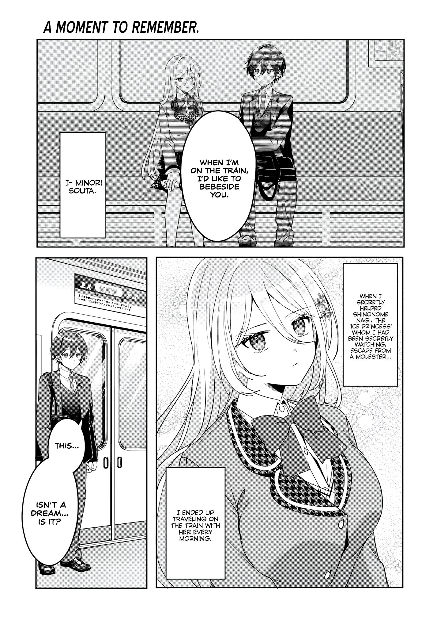 After Helping the 'Ice Princess' From Another School, I Decided to Start as a Friend
