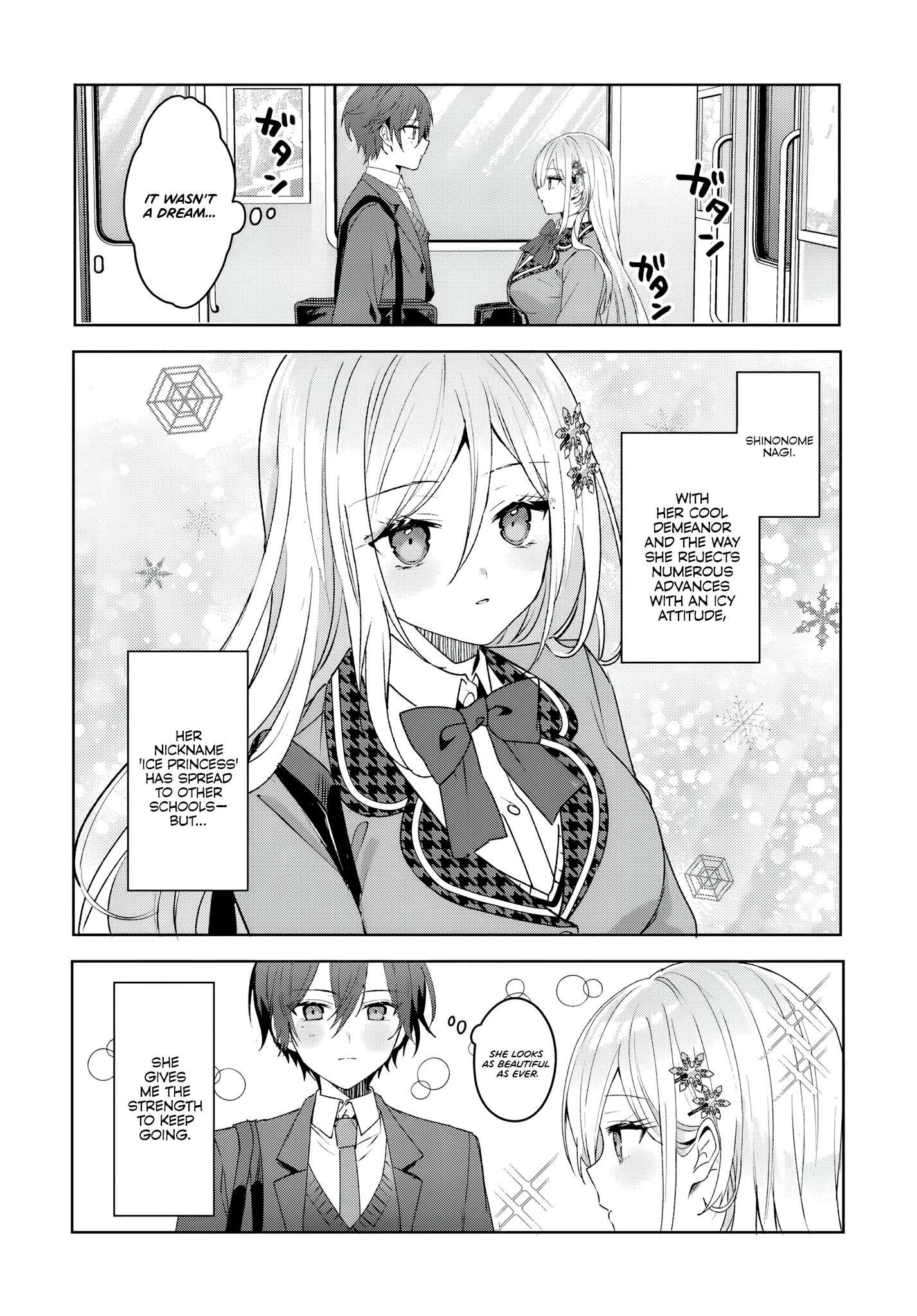 After Helping the 'Ice Princess' From Another School, I Decided to Start as a Friend