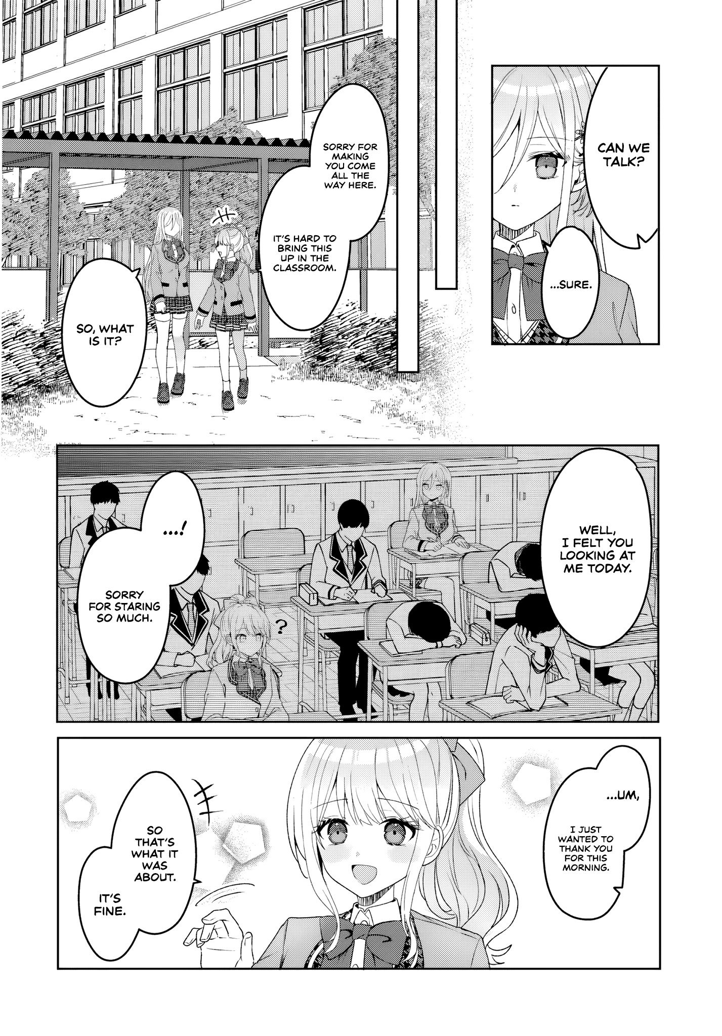 After Helping the 'Ice Princess' From Another School, I Decided to Start as a Friend