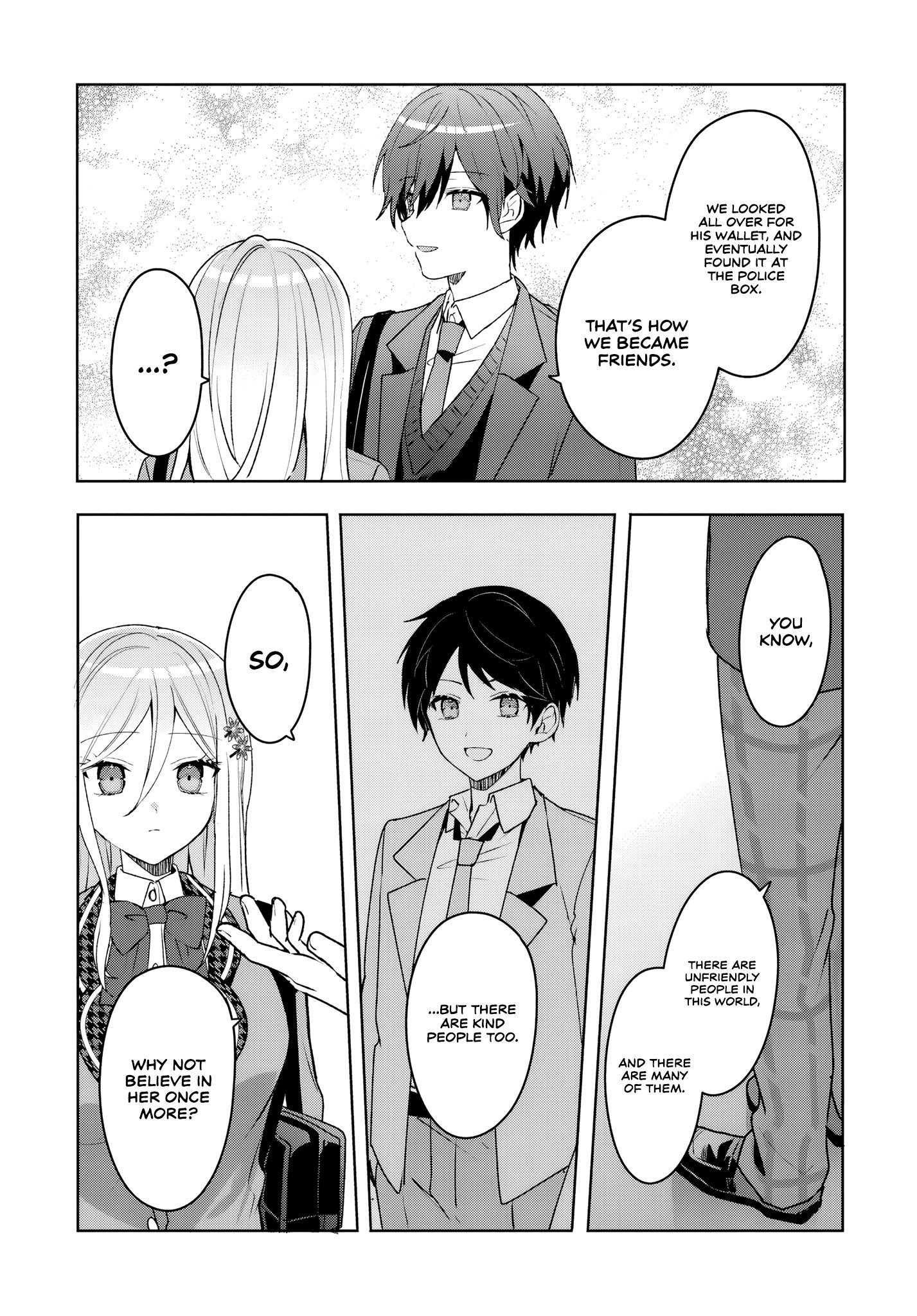 After Helping the 'Ice Princess' From Another School, I Decided to Start as a Friend