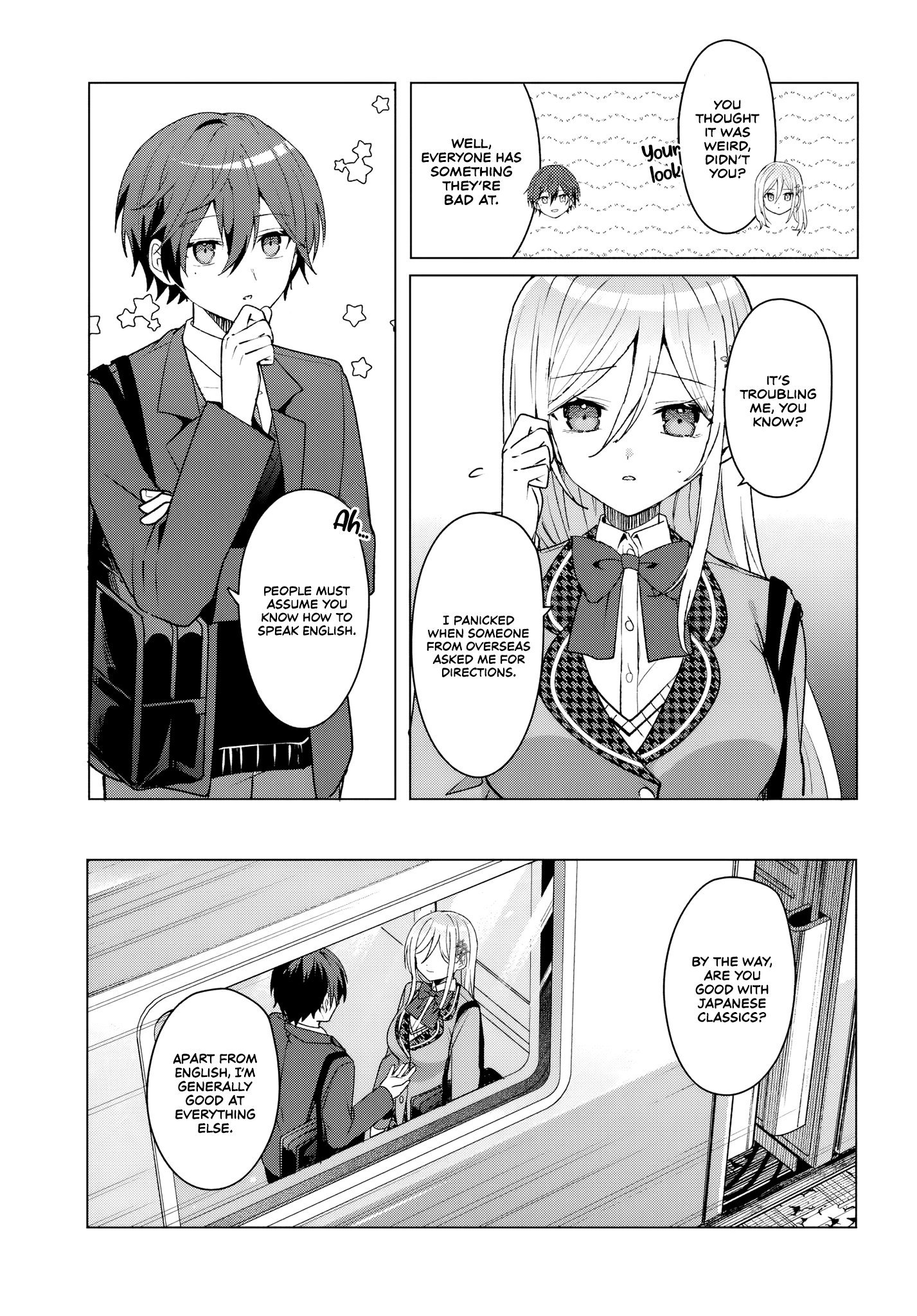 After Helping the 'Ice Princess' From Another School, I Decided to Start as a Friend
