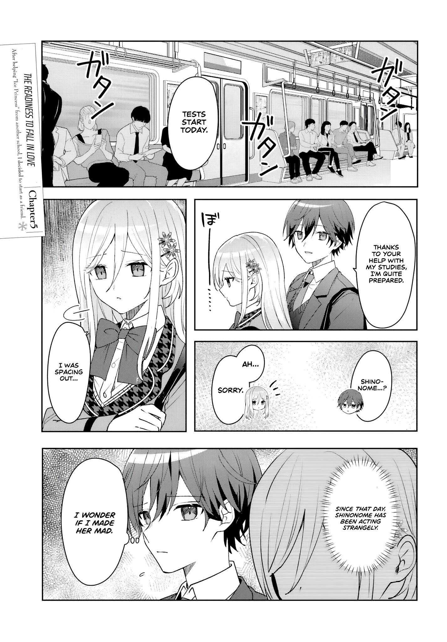 After Helping the 'Ice Princess' From Another School, I Decided to Start as a Friend