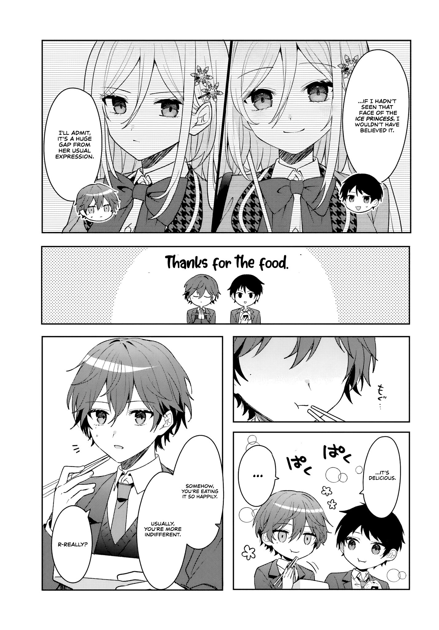 After Helping the 'Ice Princess' From Another School, I Decided to Start as a Friend