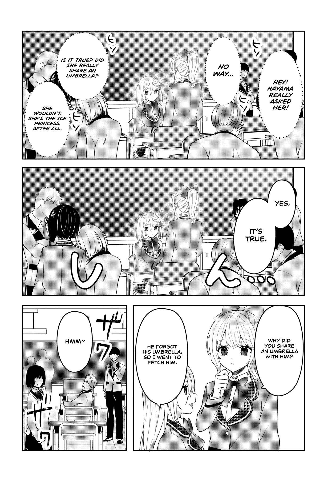 After Helping the 'Ice Princess' From Another School, I Decided to Start as a Friend