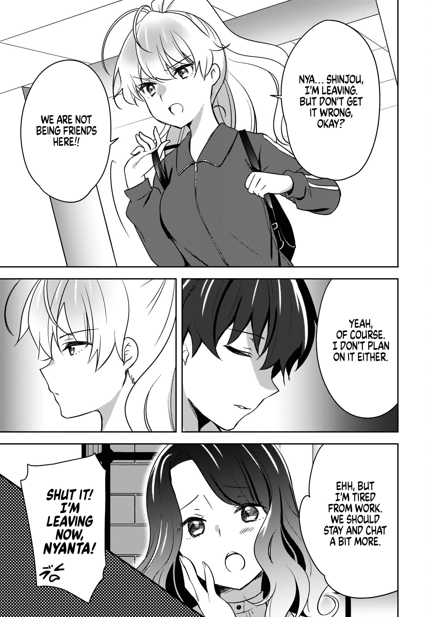 Nyanta and Pomeko – Even if You Say You Believe Me Now, It’s Too Late.