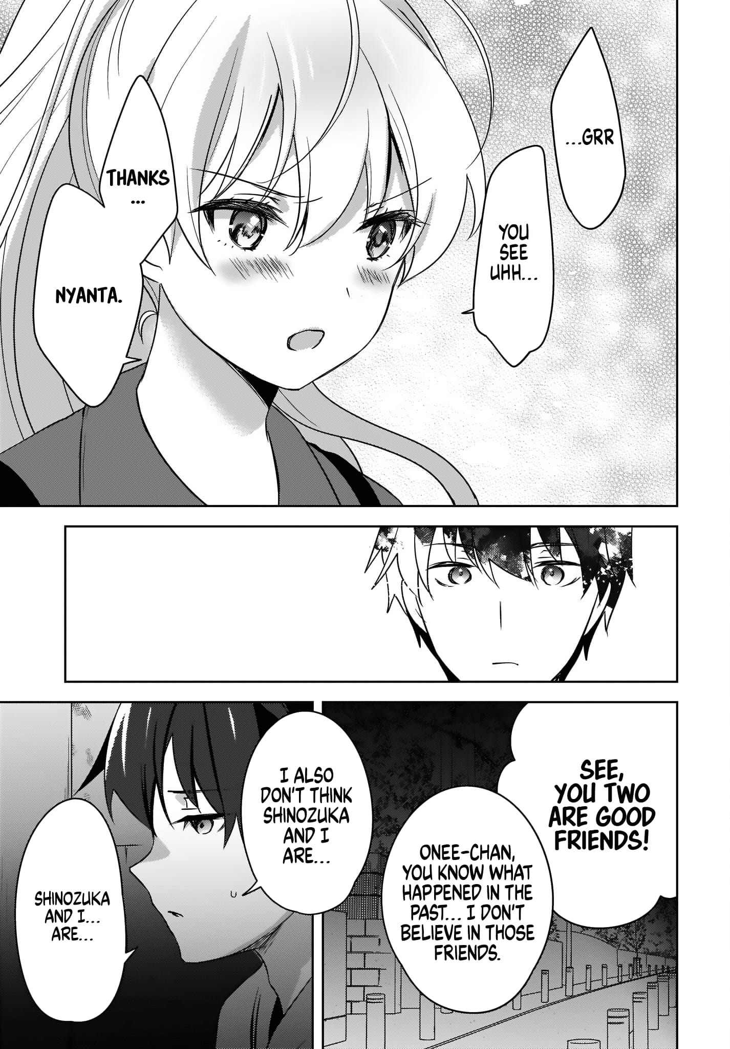 Nyanta and Pomeko – Even if You Say You Believe Me Now, It’s Too Late.