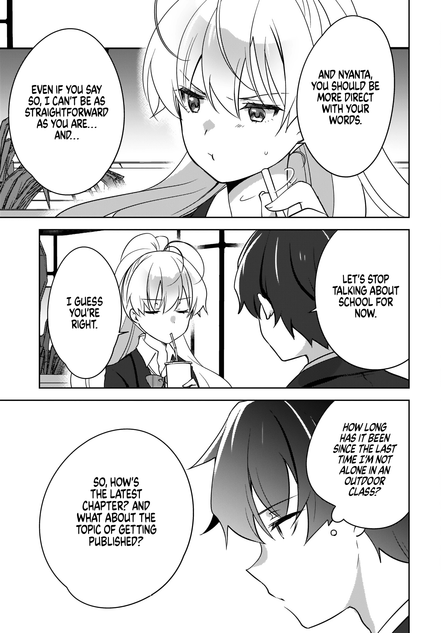 Nyanta and Pomeko – Even if You Say You Believe Me Now, It’s Too Late.