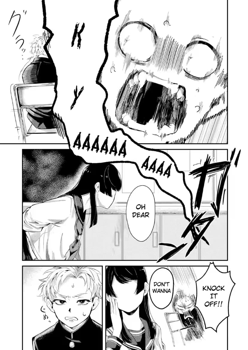 My Seatmate Wakao-san's Face Is Almost Visible but It's Not