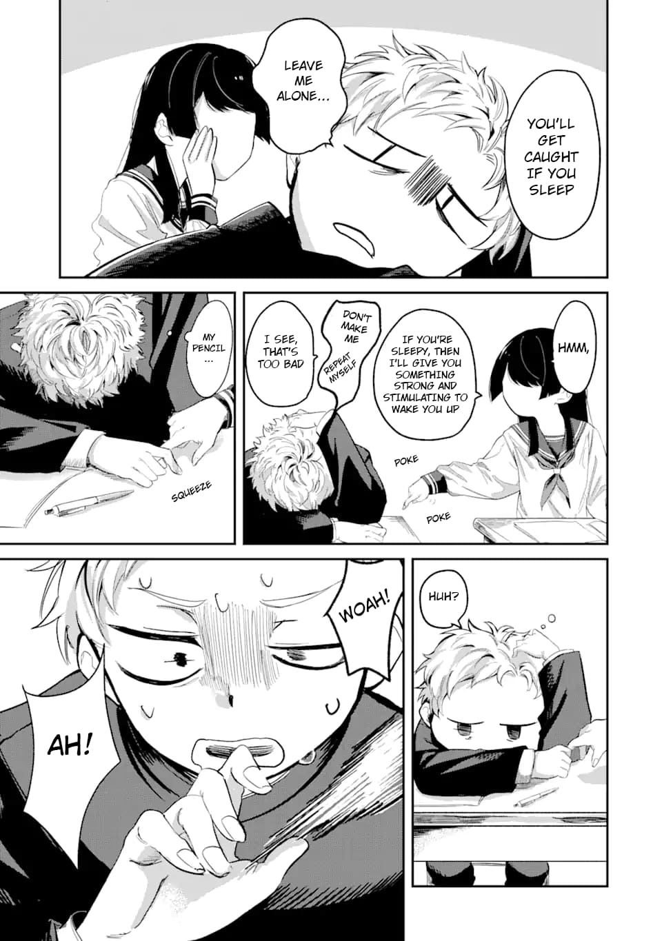 My Seatmate Wakao-san's Face Is Almost Visible but It's Not