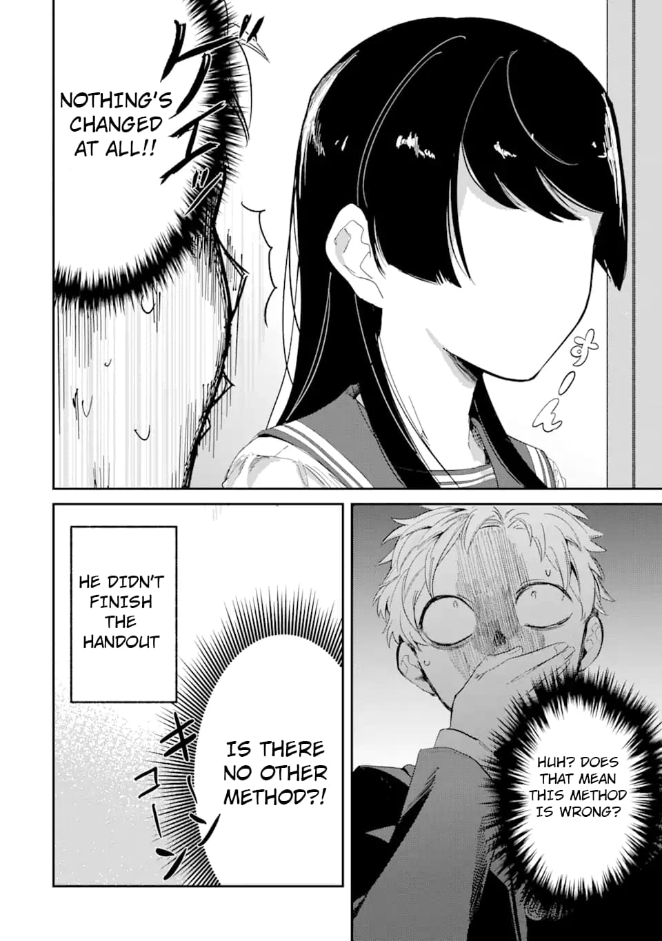 My Seatmate Wakao-san's Face Is Almost Visible but It's Not