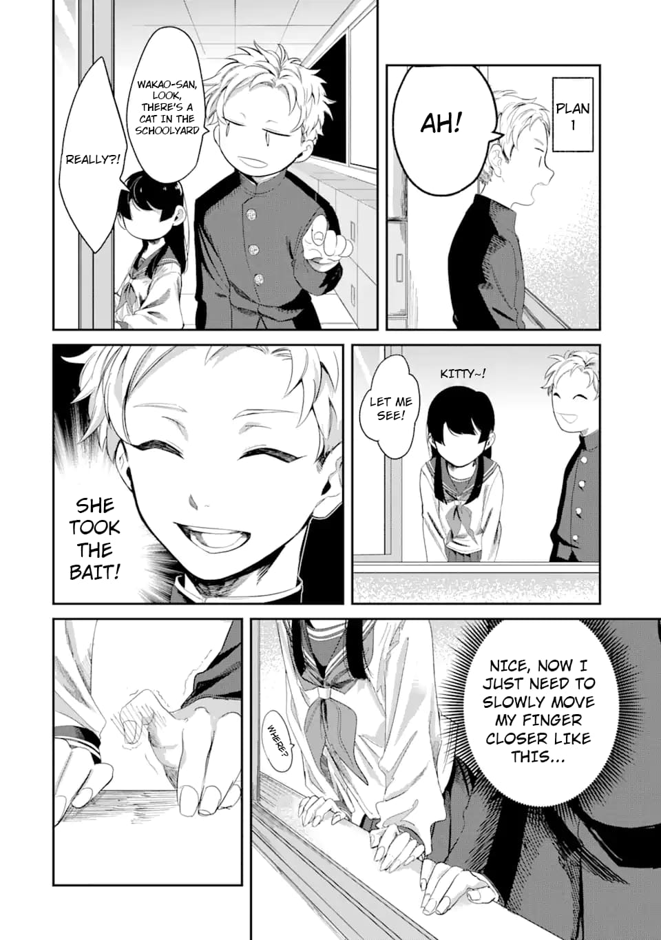 My Seatmate Wakao-san's Face Is Almost Visible but It's Not
