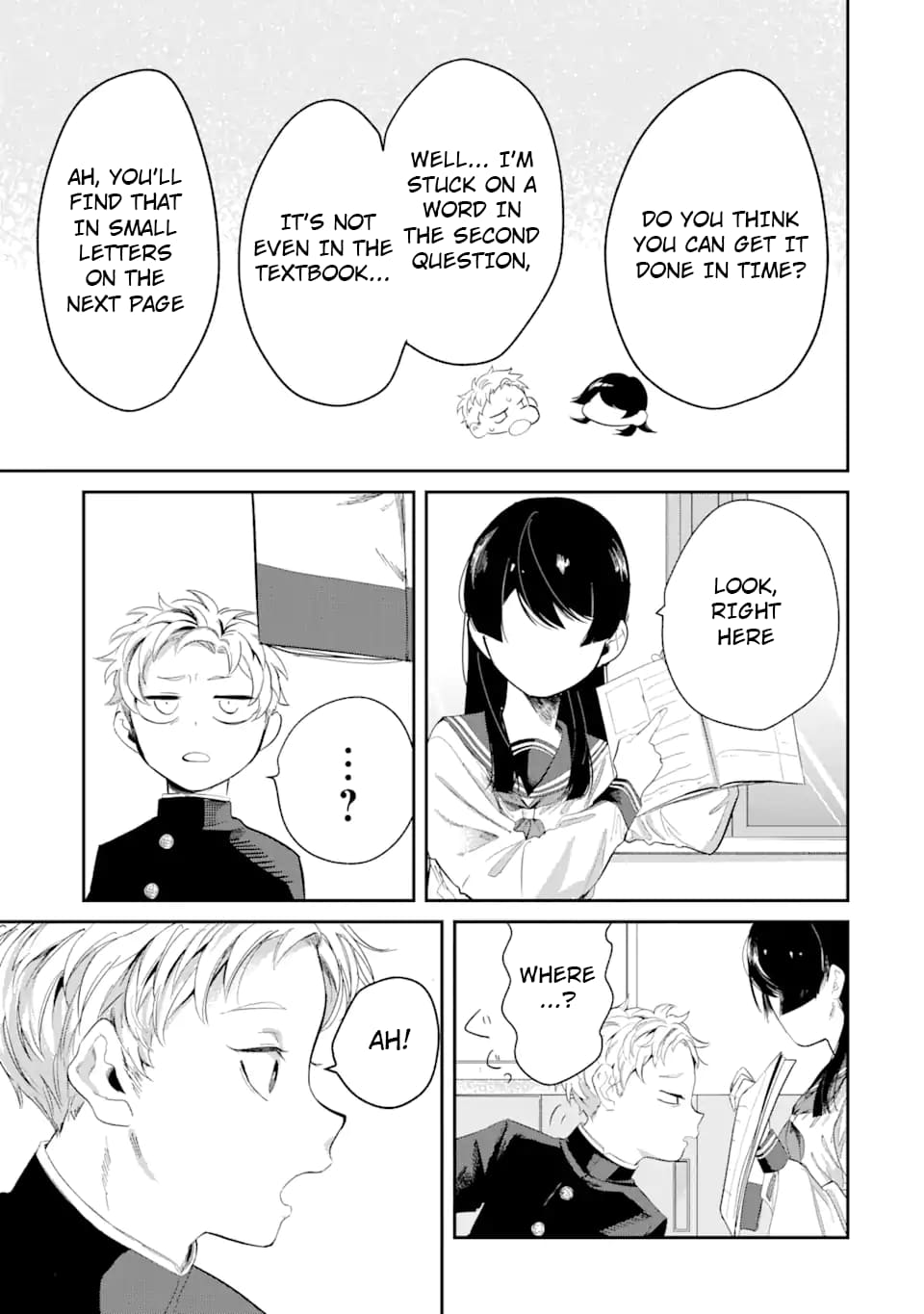 My Seatmate Wakao-san's Face Is Almost Visible but It's Not
