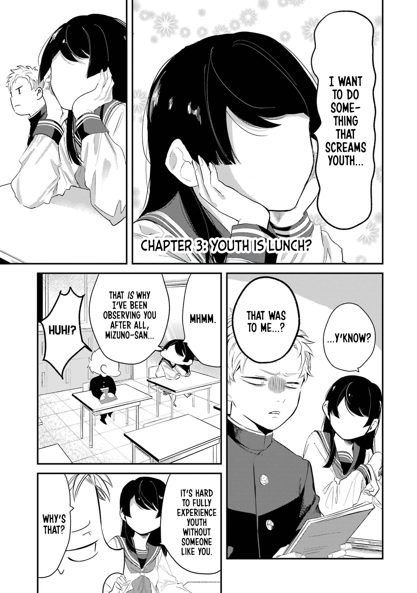 My Seatmate Wakao-san's Face Is Almost Visible but It's Not