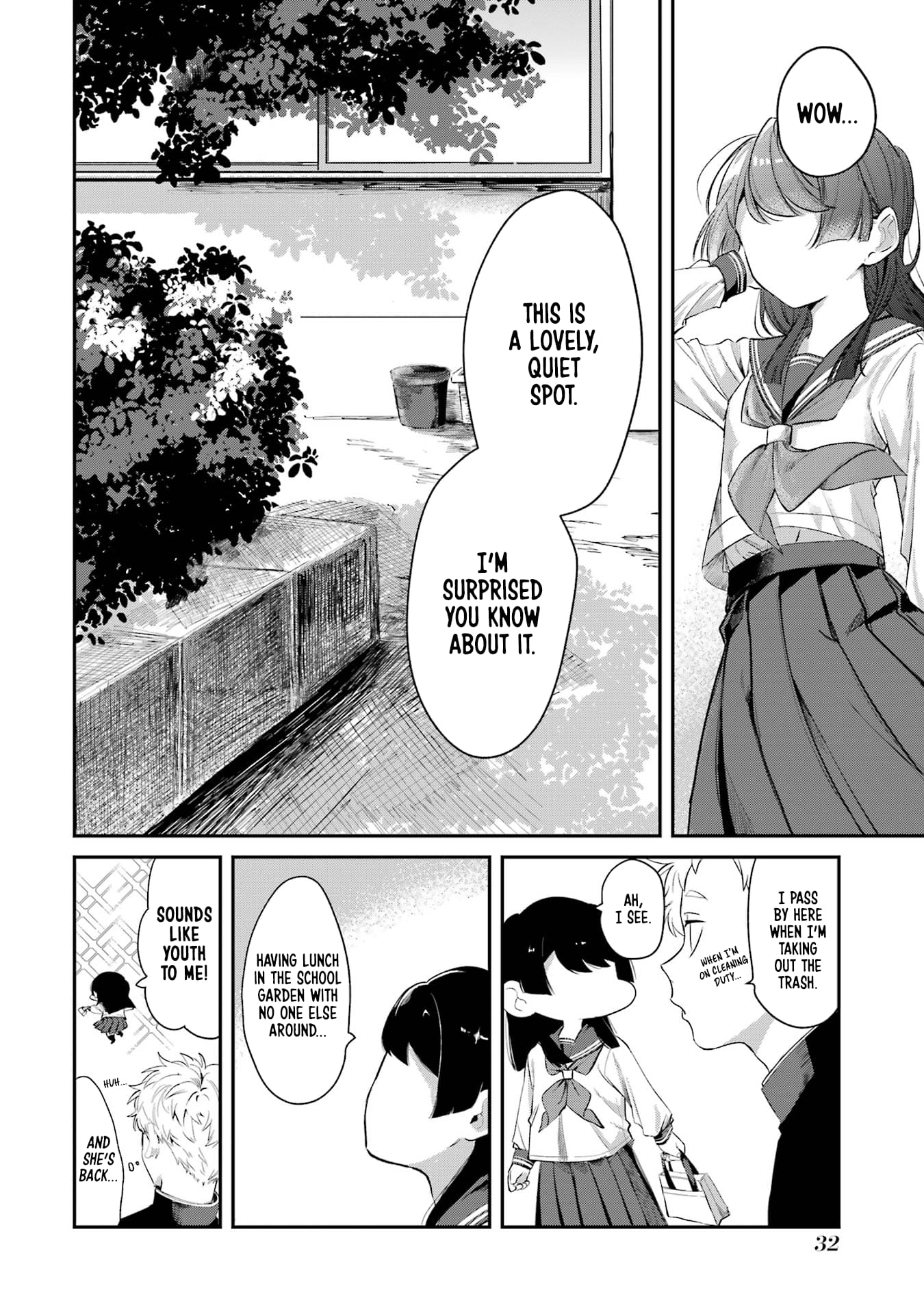 My Seatmate Wakao-san's Face Is Almost Visible but It's Not